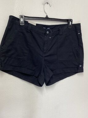 GAP Black Women's Casual Cotton-Blend Shorts
